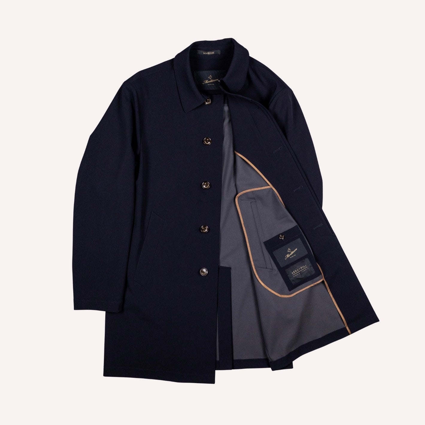 Navy Unlined Technical Car Coat – Lund & Lund