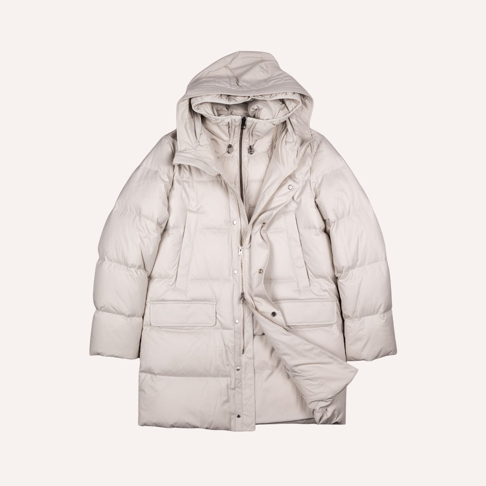 Ivory Down Padded Jacket