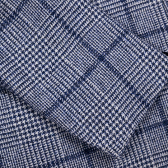 Blue Wool Glencheck Blazer