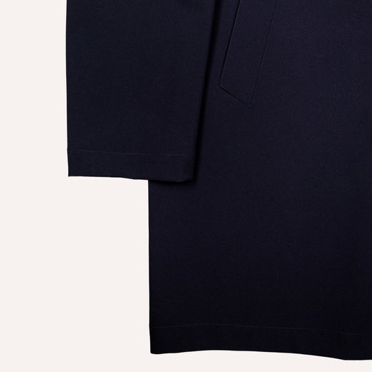 Navy Unlined Technical Car Coat