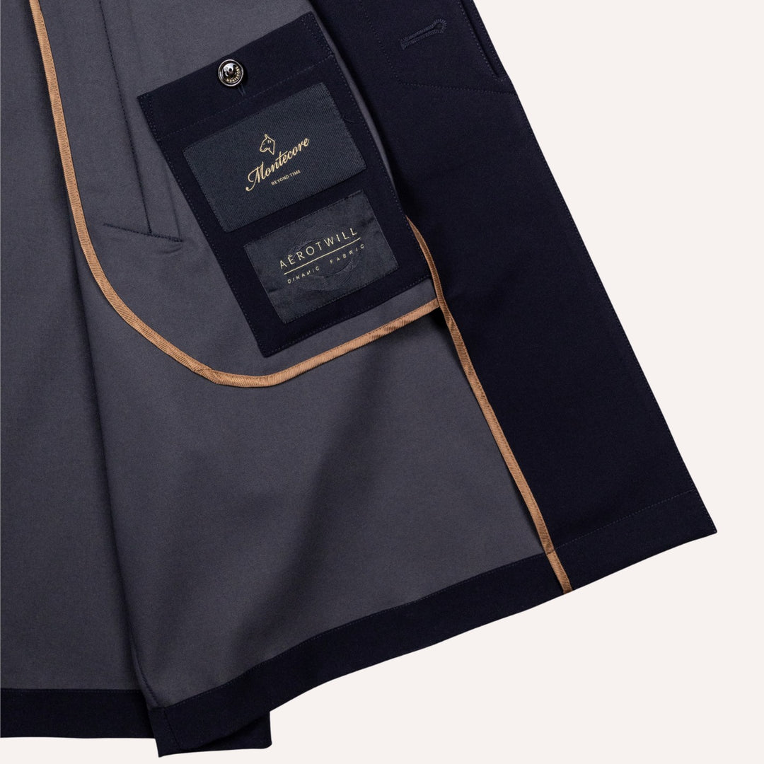 Navy Unlined Technical Car Coat