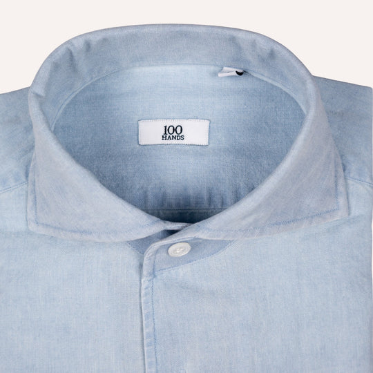 Light Blue One Piece Denim Shirt