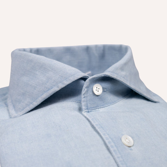 Light Blue One Piece Denim Shirt