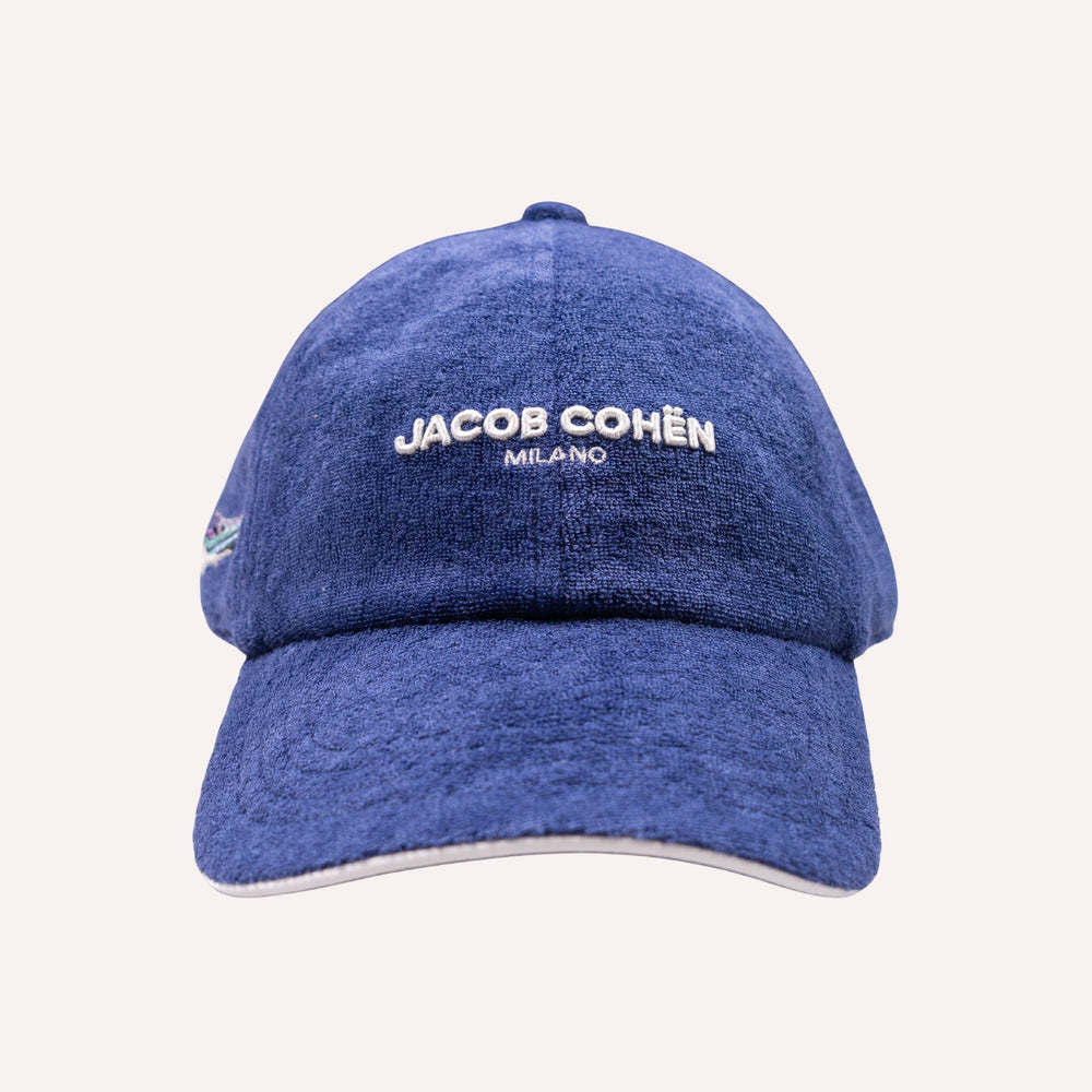 Blue Terry Beach Cap