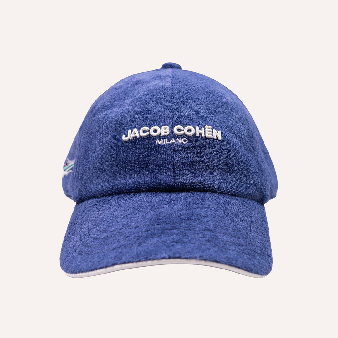 Blue Terry Beach Cap