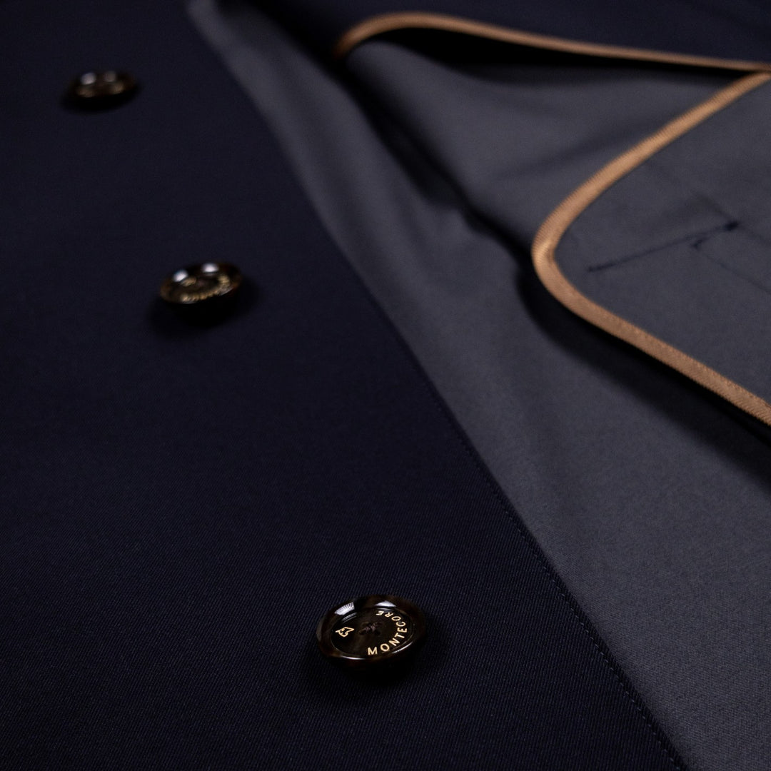 Navy Unlined Technical Car Coat