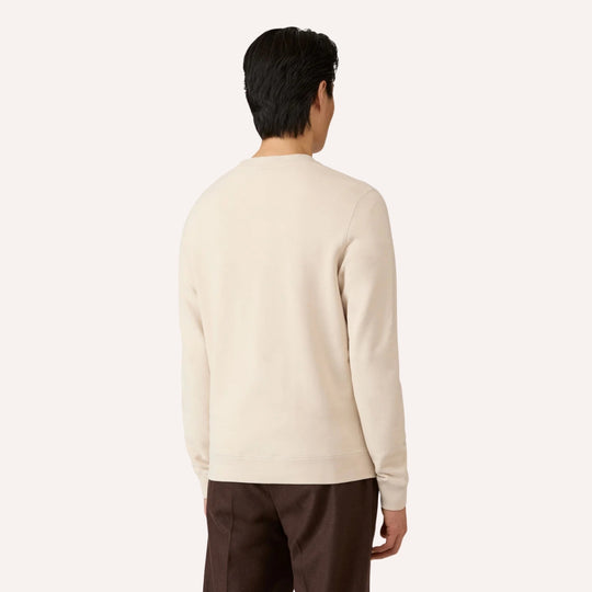 Light Sand Loopback Sweatshirt