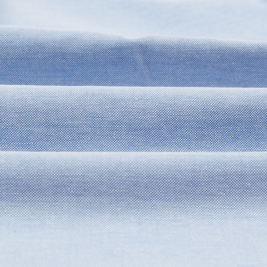 Ice Blue Oxford Button Down Shirt Italy