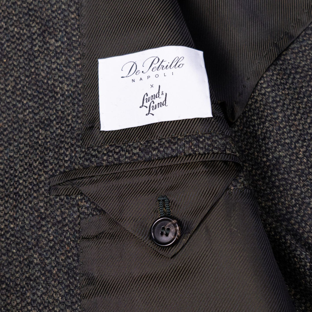 Green Russian Twill Wool Cashmere Blazer