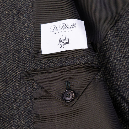 Green Russian Twill Wool Cashmere Blazer