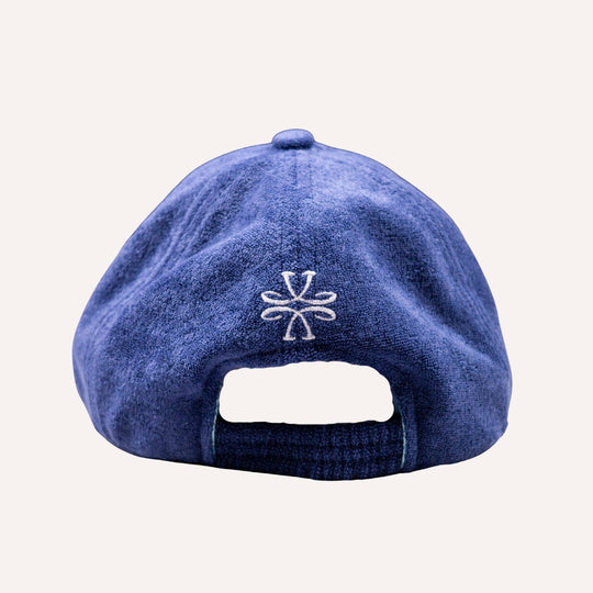 Blue Terry Beach Cap