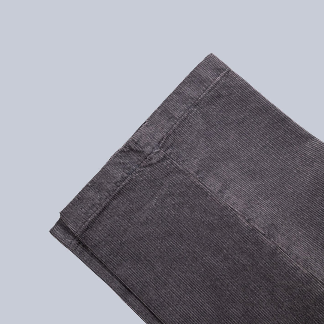 Dusty Grey Cotton Corduroy Double Breasted Suit