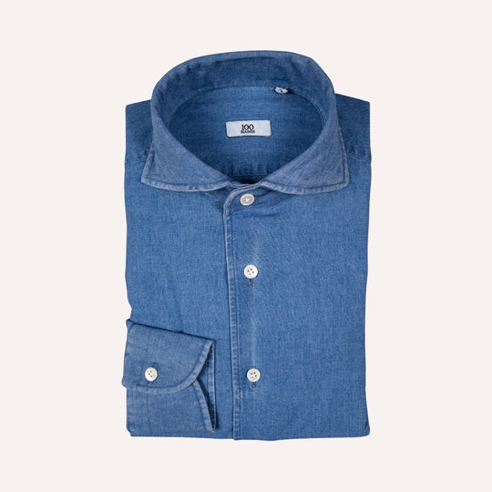 Blue One Piece Denim Shirt