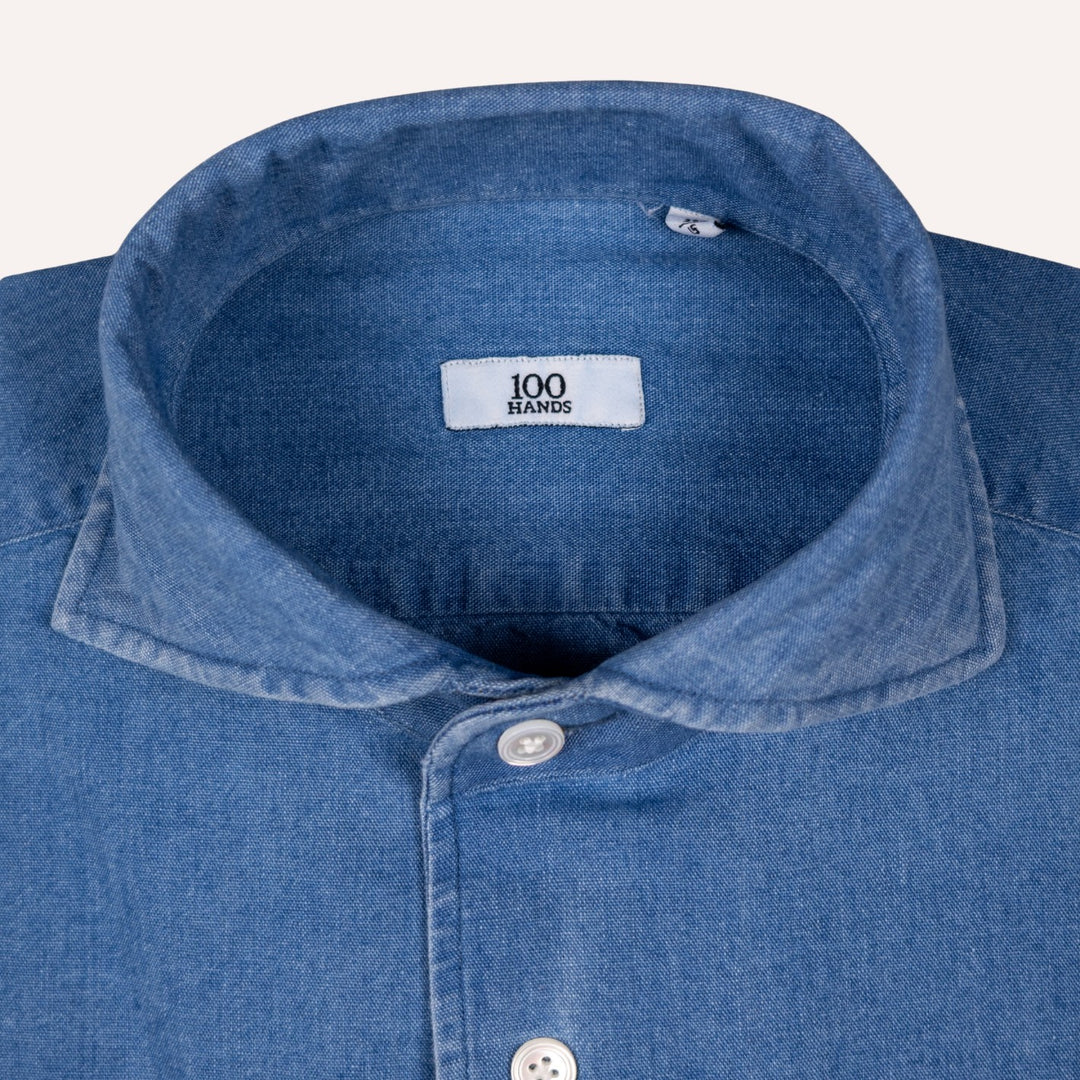 Blue One Piece Denim Shirt