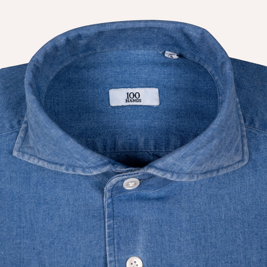 Blue One Piece Denim Shirt