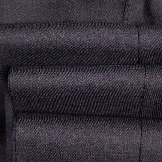 Anthracite Grey S130 Twill Wool Suit - Green Line