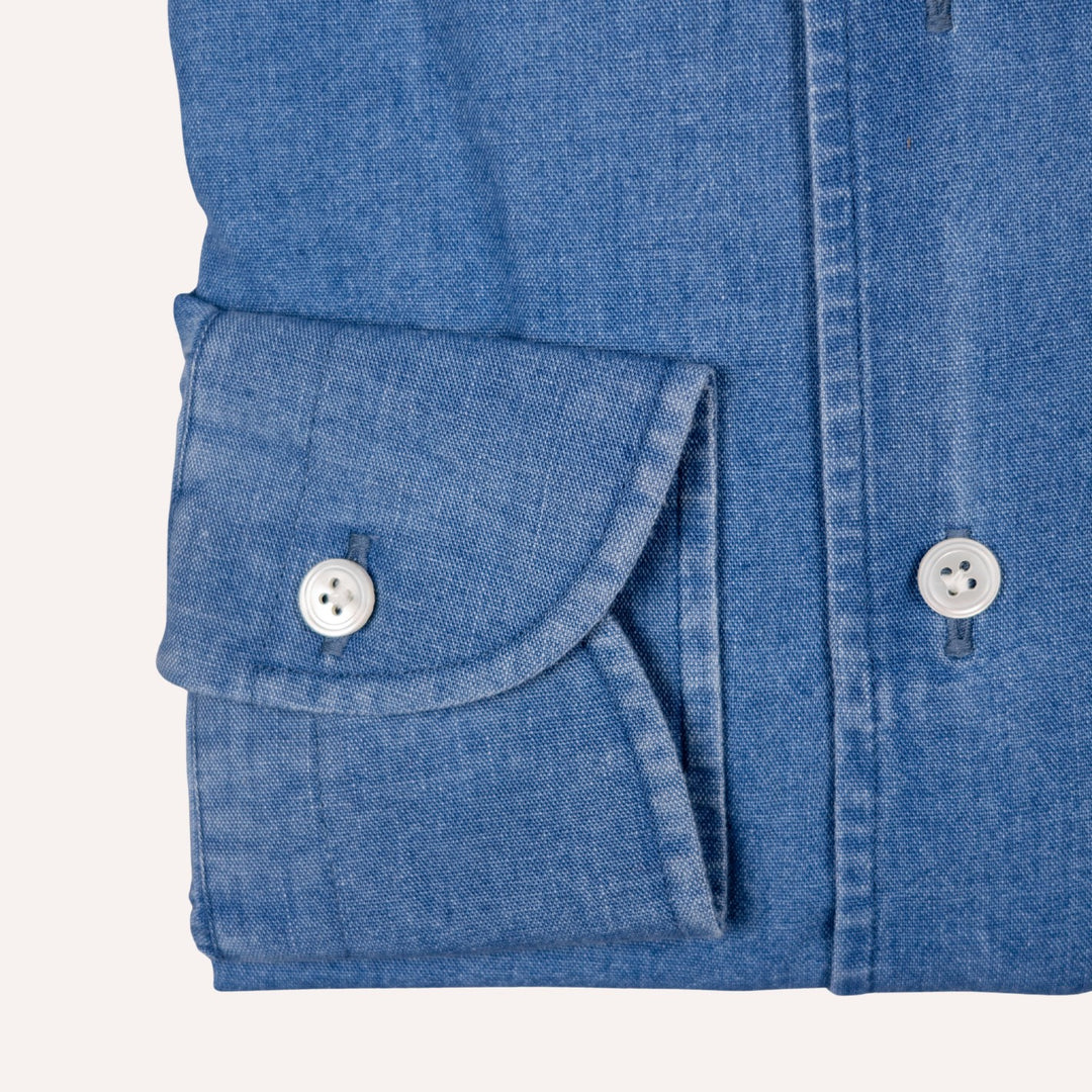 Blue One Piece Denim Shirt