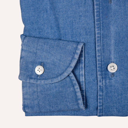 Blue One Piece Denim Shirt