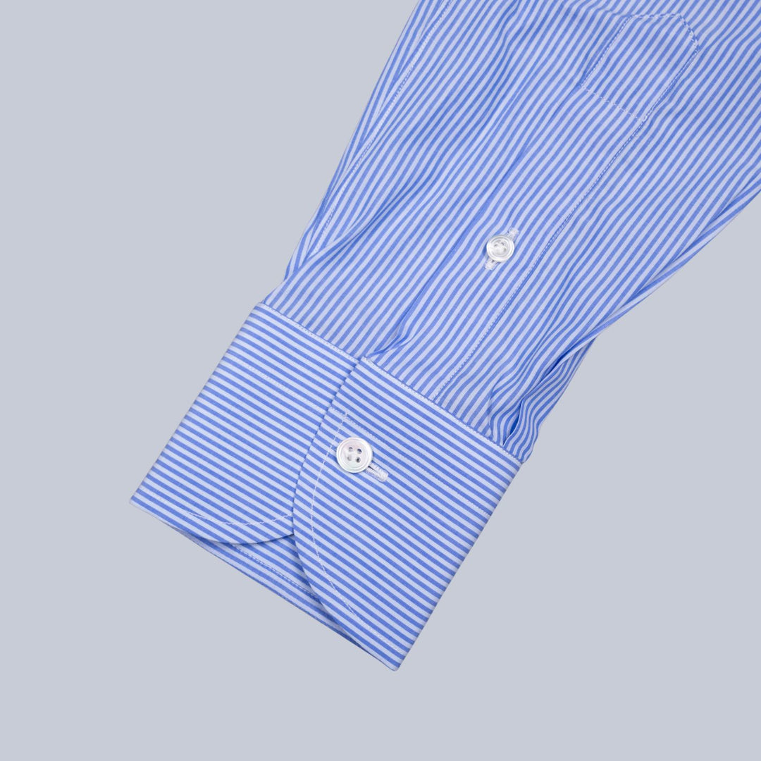 Blue on Light Blue Stripe Shirt