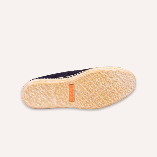 Navy Suede Espadrilles