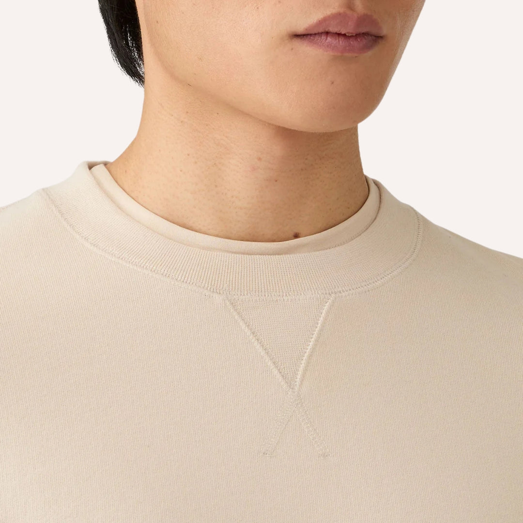 Light Sand Loopback Sweatshirt
