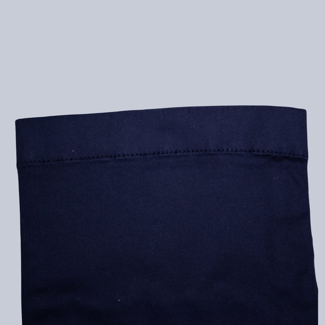 Dark Blue Cotton Lyocell Trousers