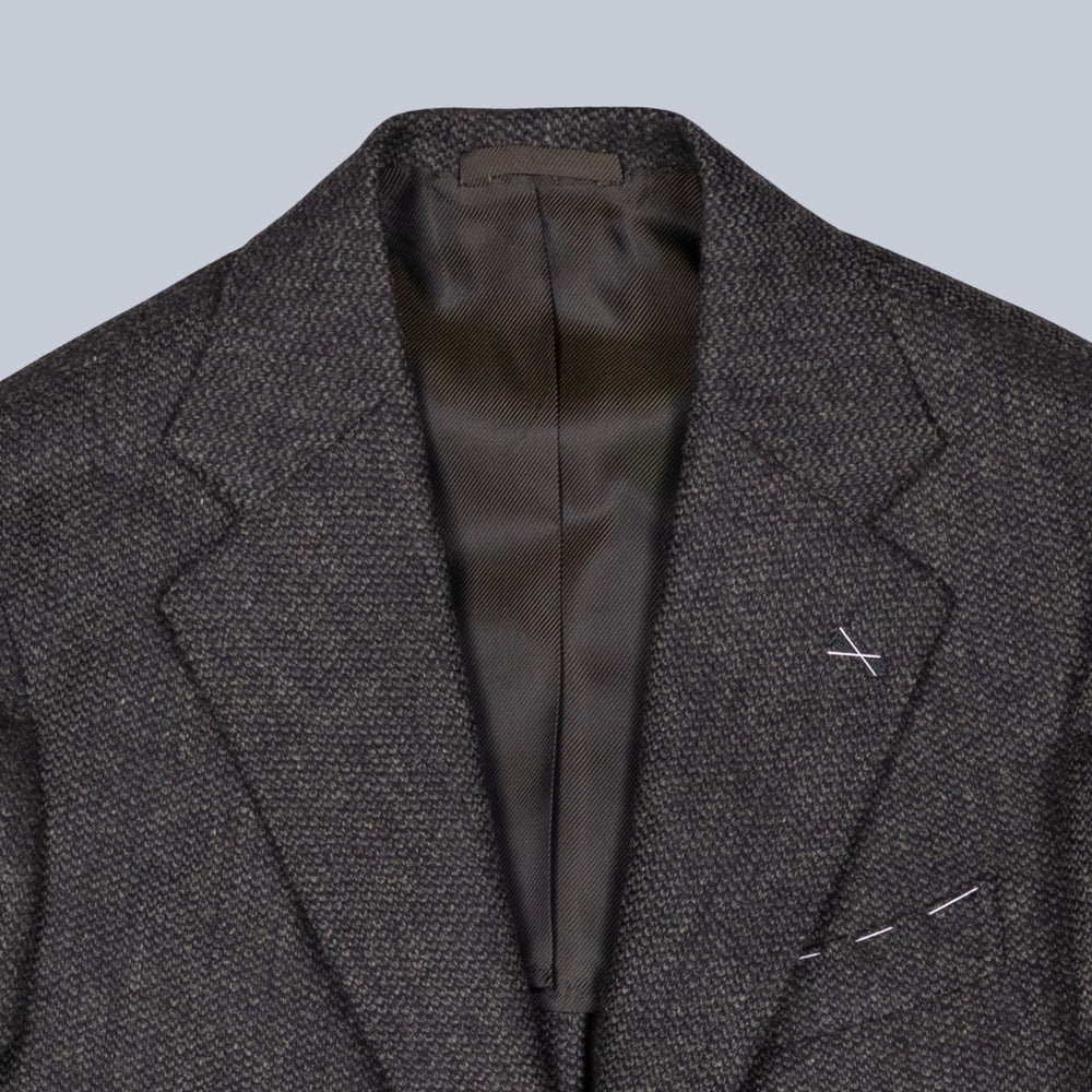 Green Russian Twill Wool Cashmere Blazer