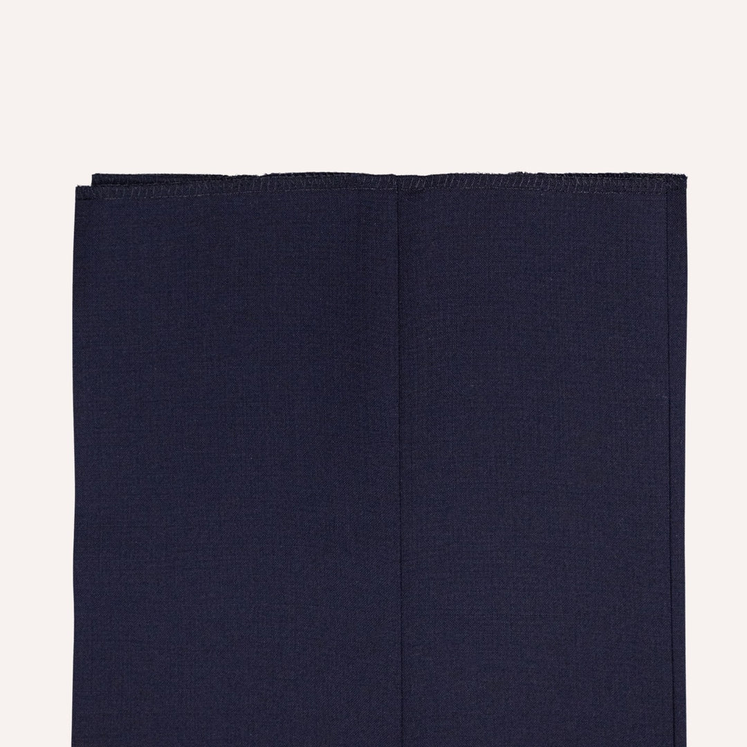 Navy Wool Mohair Double Breasted Suit