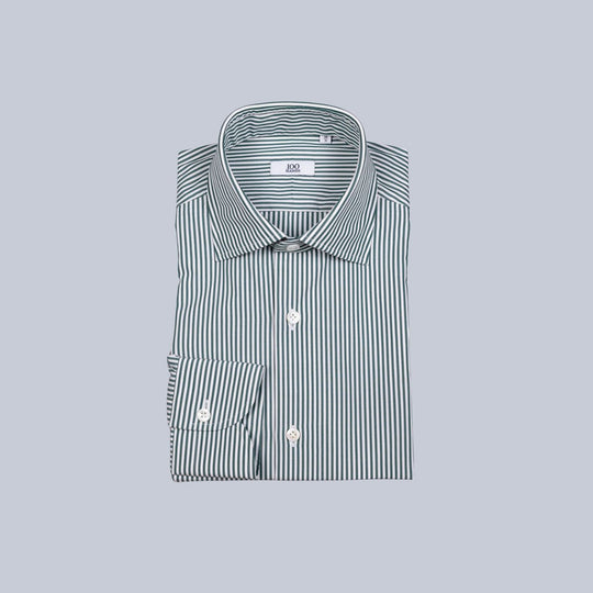 Olive Green Stripe Shirt