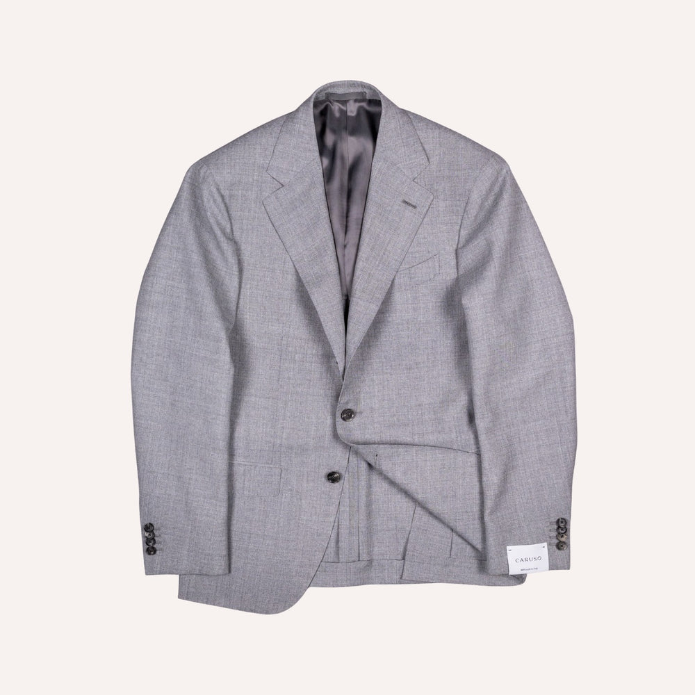 Grey Melange Aida Summer Wool Suit