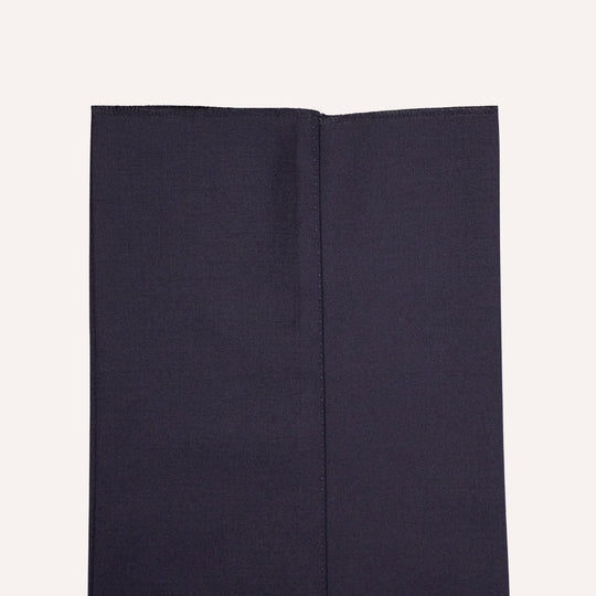 Midnight Blue S130 Twill Wool Suit - Green Line