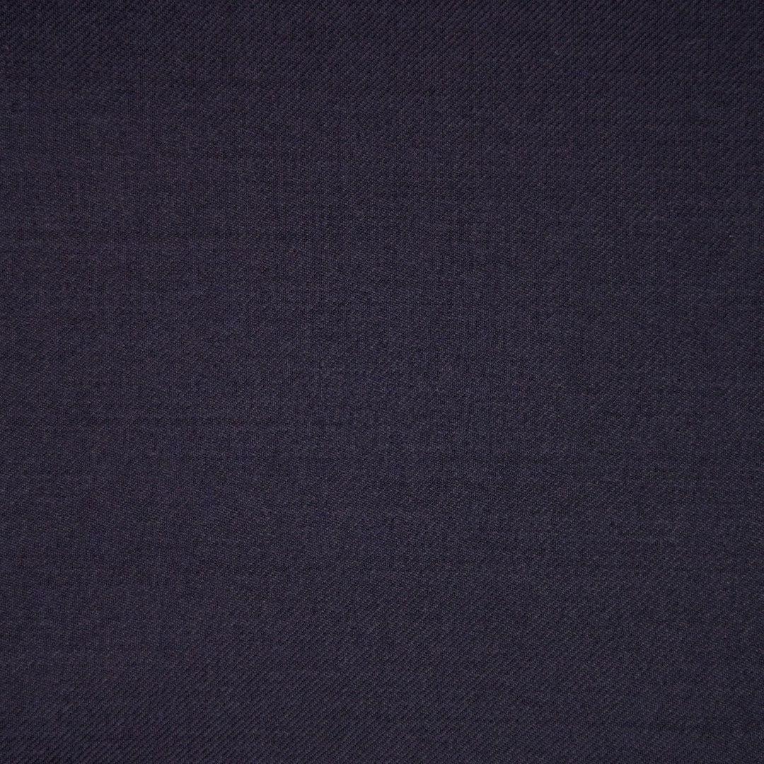 Midnight Blue S130 Twill Wool Suit - Green Line