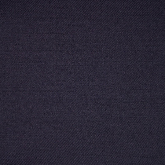 Midnight Blue S130 Twill Wool Suit - Green Line