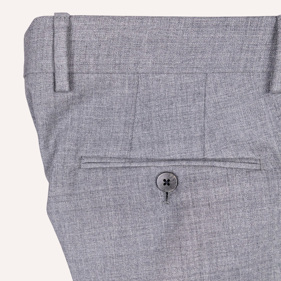 Grey Melange Aida Summer Wool Suit