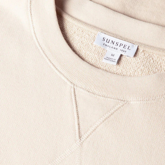 Light Sand Loopback Sweatshirt