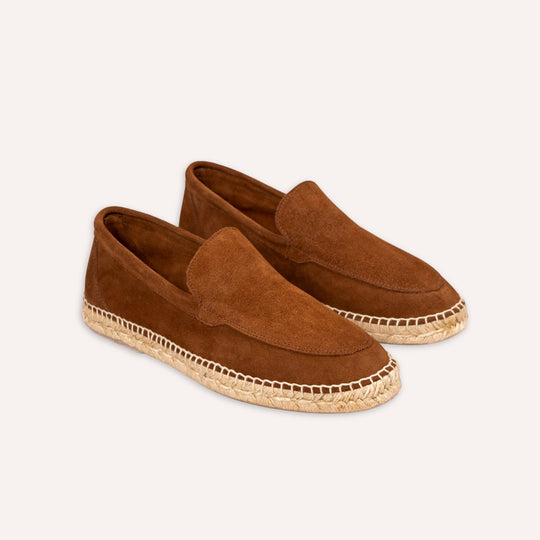 Brown Suede Espadrilles