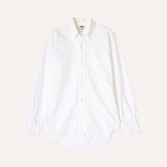 White Washed Oxford Button Down Shirt - New Version