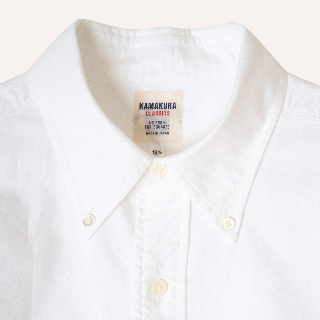 White Washed Oxford Button Down Shirt - New Version