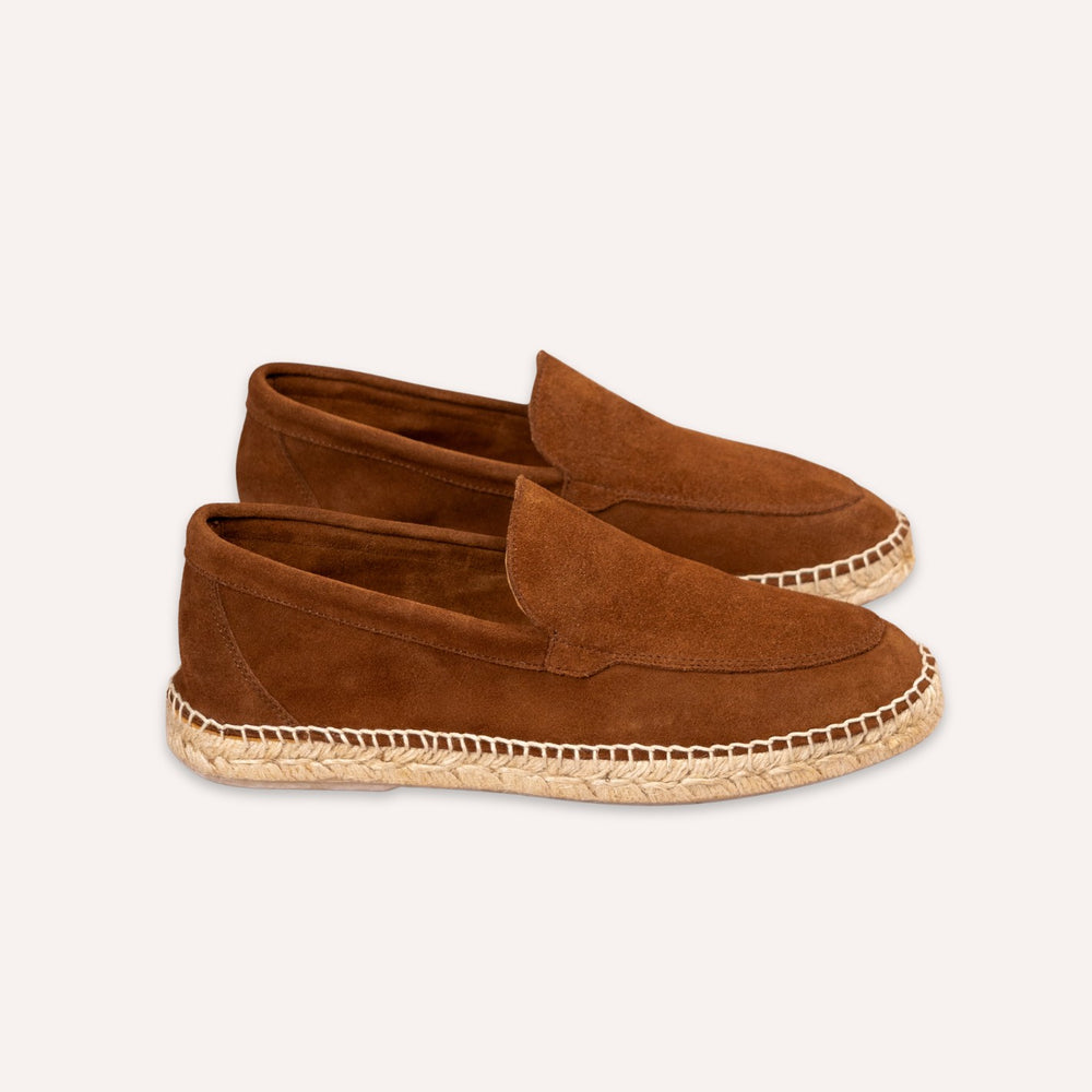 Brown Suede Espadrilles