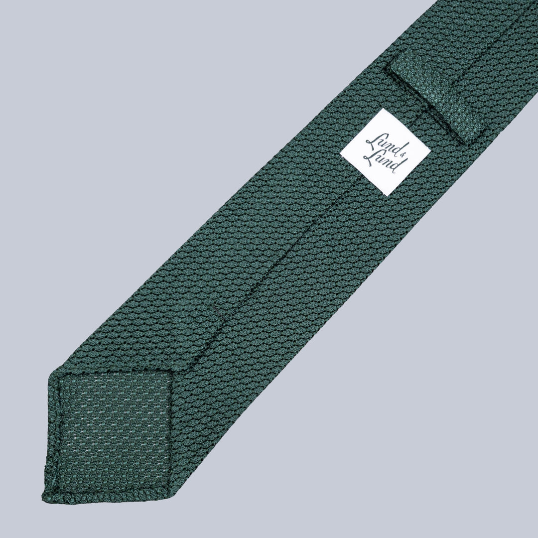 Sapphire Green Grenadine Silk Tie
