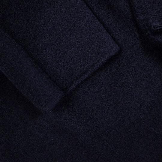 Navy Unlined Cashmere Coat
