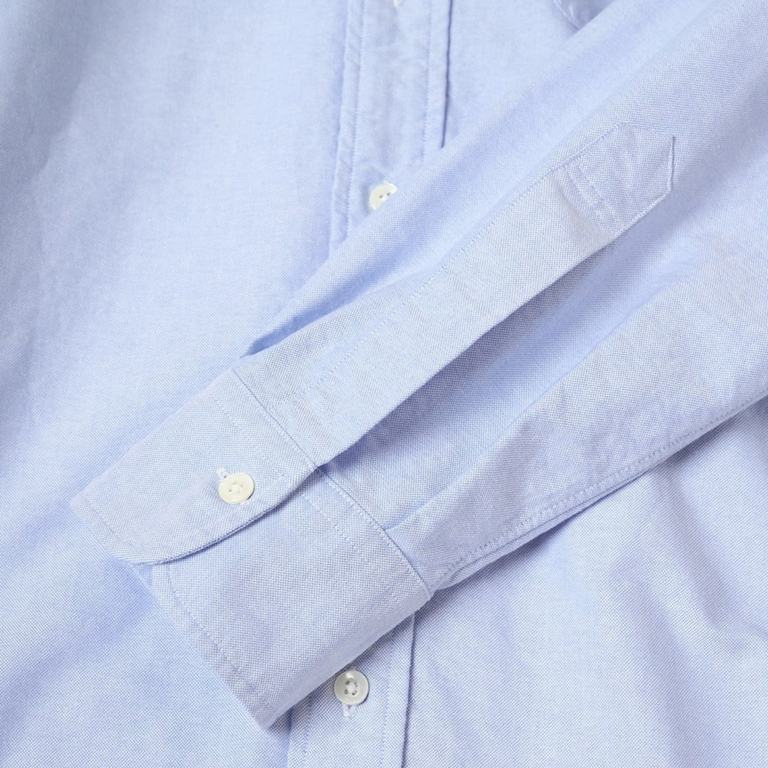 Light Blue Washed Oxford Button Down Shirt - New version