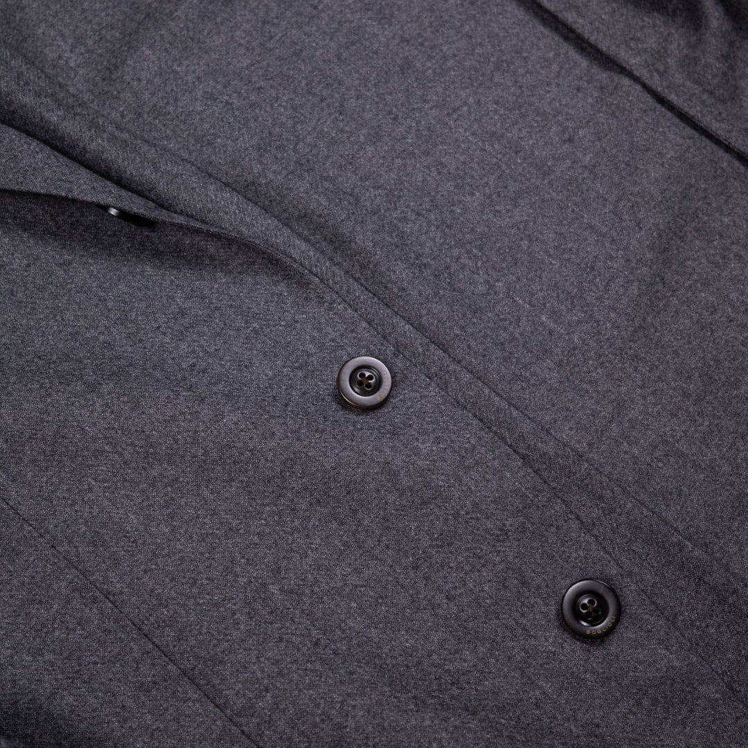 Grey Wool Flannel Suit