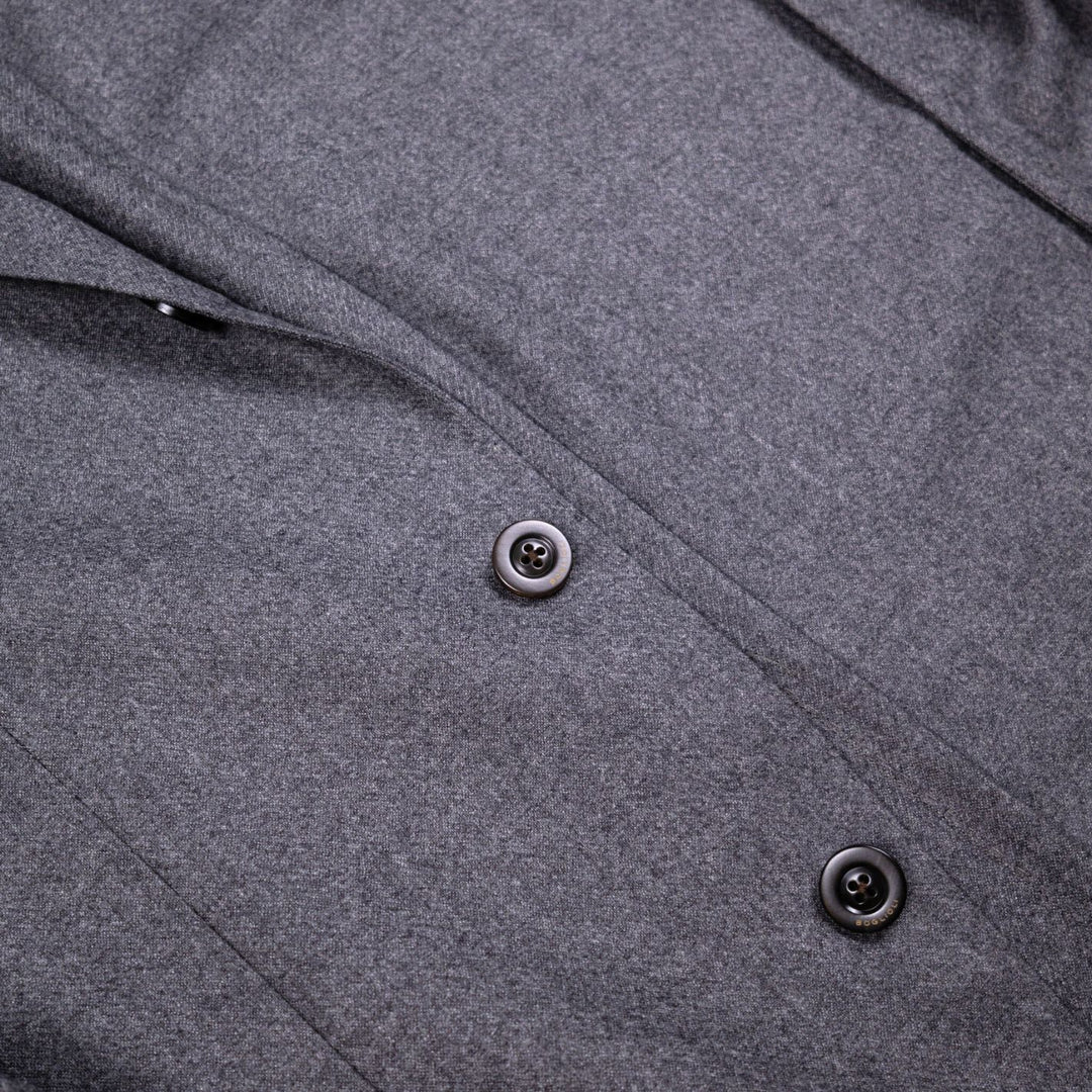 Grey Wool Flannel Suit