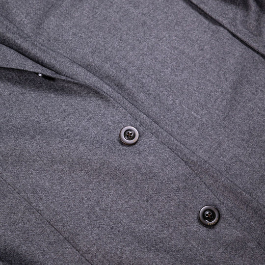Grey Wool Flannel Suit