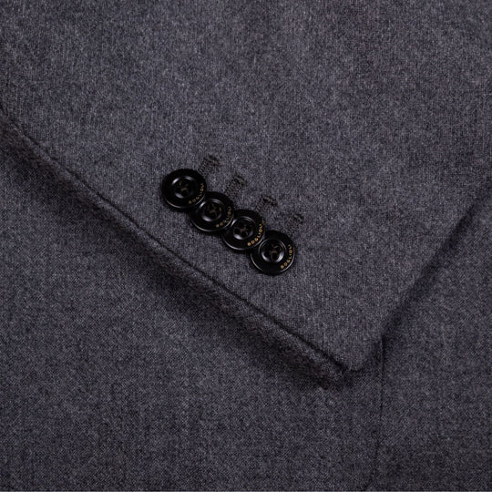 Grey Wool Flannel Suit