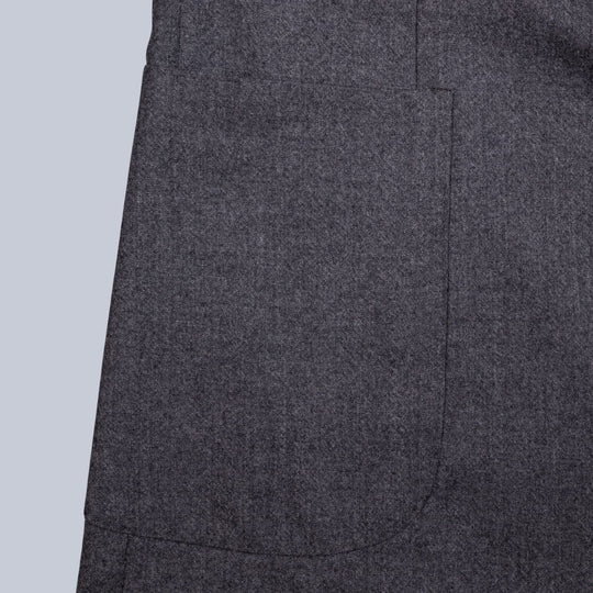 Grey Wool Flannel Suit