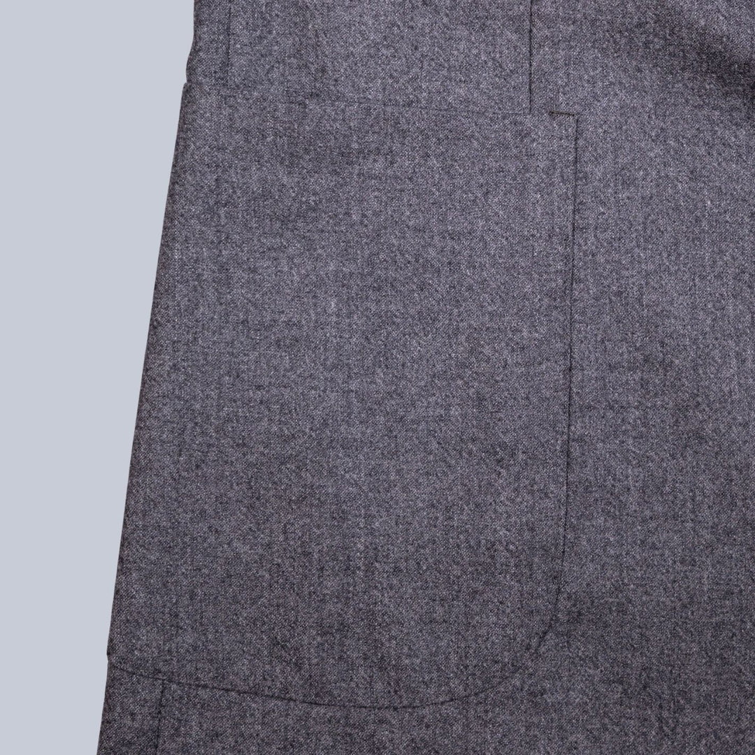 Grey Wool Flannel Suit