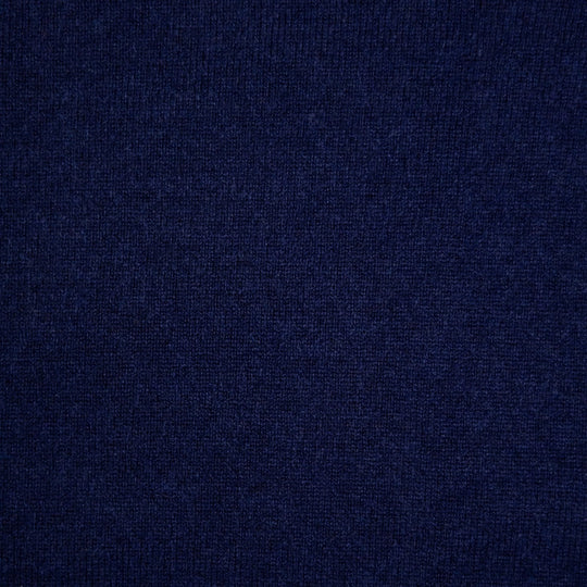 Navy Cashmere Full Zip Sweater