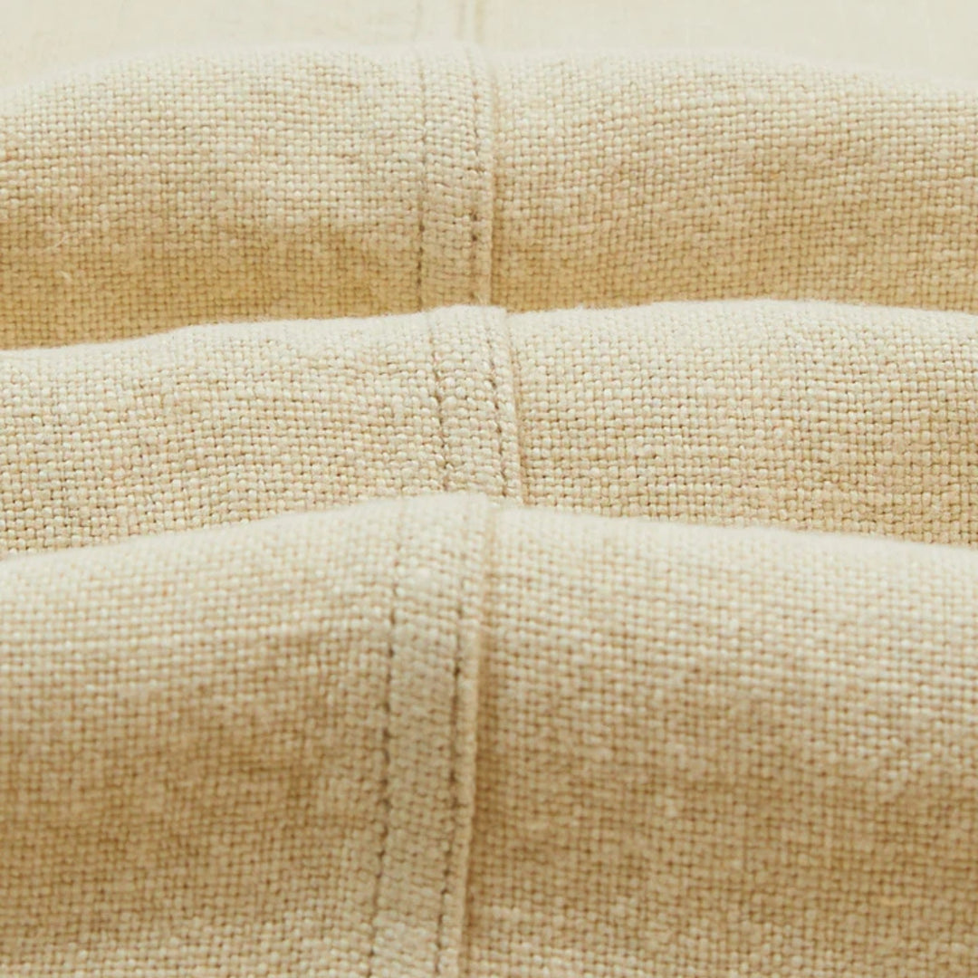 Ecru Linen Five-Pocket Chore Jacket